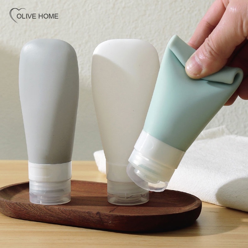 Chai Silicone Rỗng 30/60/90ML Dùng Chiết Mỹ Phẩm Khi Đi Du Lịch