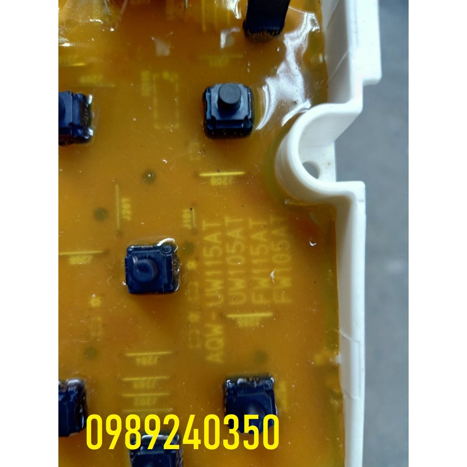 Bo mạch máy giặt Sanyo AQW - UW115AT, UW105AT, FW115AT, FW105AT 6 phím 2 zắc cắm
