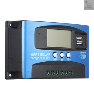 Bộ Điều Khiển Sạc Năng Lượng Mặt Trời 50a Mppt Có Màn Hình Lcd