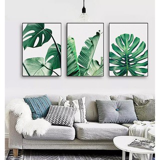 Bộ 3 tranh treo tường cây xanh VIP- 30 x 45 cm x 3 tranh nhiều mẫu 2