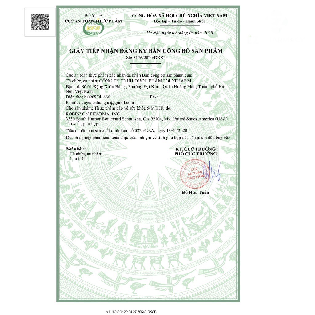 5-MTHF Tăng thụ thai với người có đột biến gen MTHFR, Chống dị tật thai nhi và giảm nguy cơ sảy thai