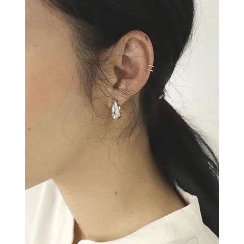 Khuyên tai nữ bạc BBstore bông tai nữ hàn quốc cá tính