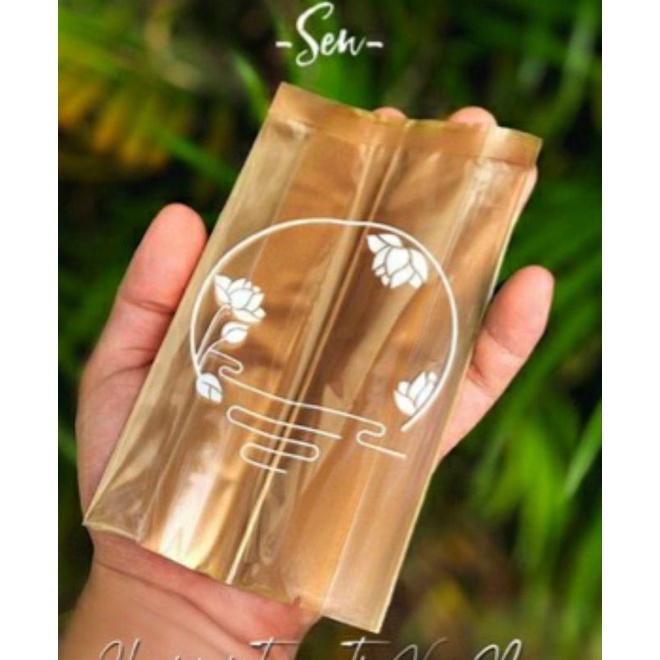 BỘ 100 KHAY VÀ TÚI ĐỰNG BÁNH TRUNG THU 250 GRAM HÌNH SEN