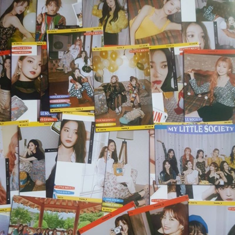 Lomo card 27 ảnh fromis_9 - My Little Society