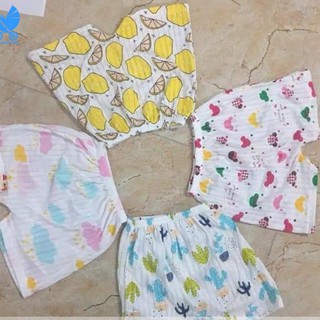 [SỈ LẺ][GIÁ SỐC] Bộ cộc tay cotton giấy cho bé (4-14kg)