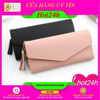 Ví dài nữ 💝 freeship 💝 ví nữ cầm tay tua dua thời trang vd015