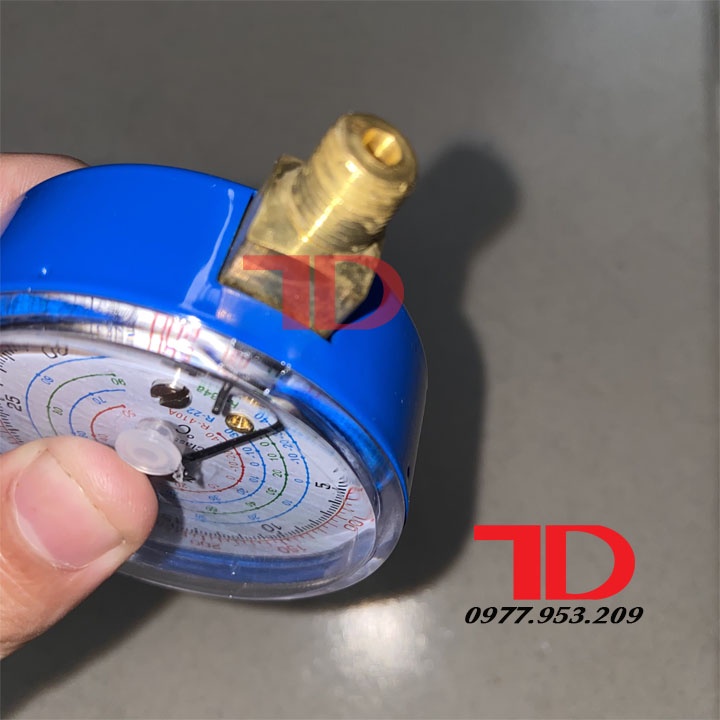 Mặt đồng hồ đo gas thay thế hạ áp Điện Lạnh Thuận Dung