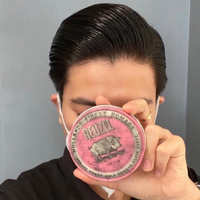 Sáp vuốt tóc nam Reuzel Pink Pomade 113g chính hãng