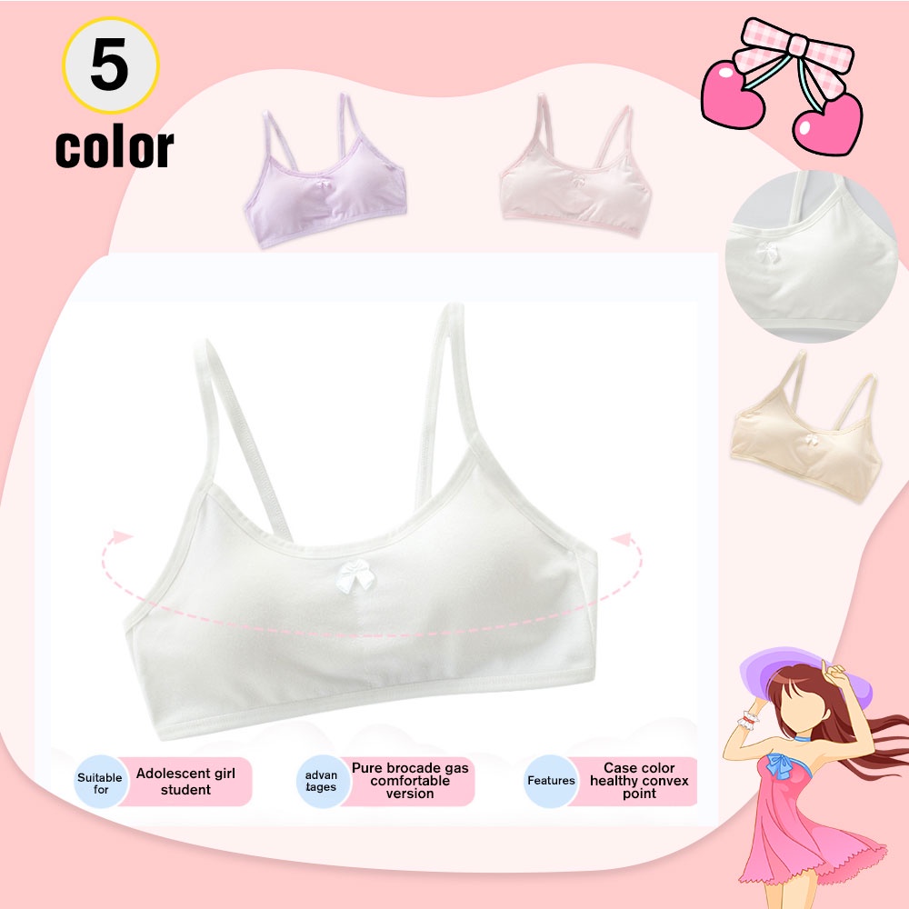 Áo bra cotton cho bé gái tuổi teen 10-16 tuổi