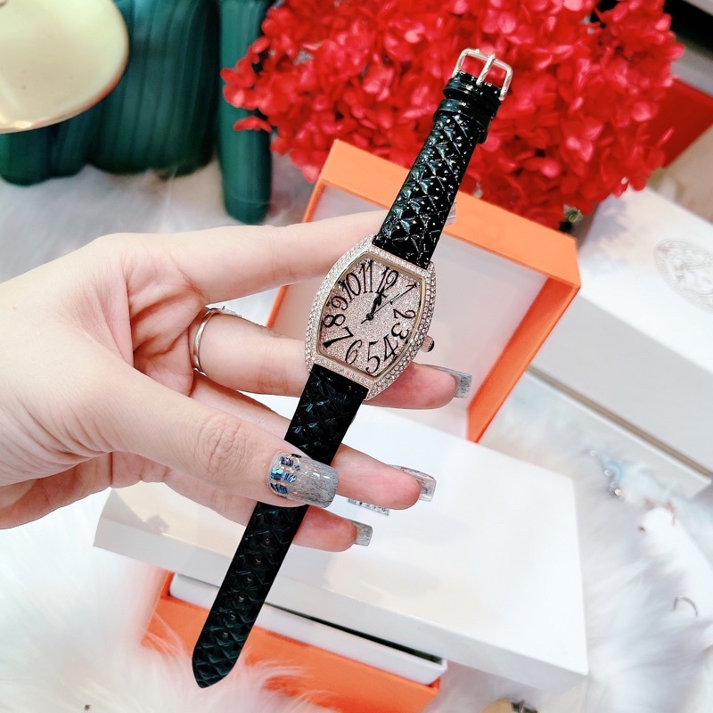 Set đồng hồ nữ Davena phiên bản Fra.nk Mu.ller #D31525.