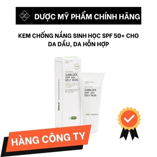 Kem Chống Nắng Sinh Học Innoaesthetics INNO-DERMA SUNBLOCK SPF 50+ OILY SKIN Cho Da Dầu, Hỗn Hợp