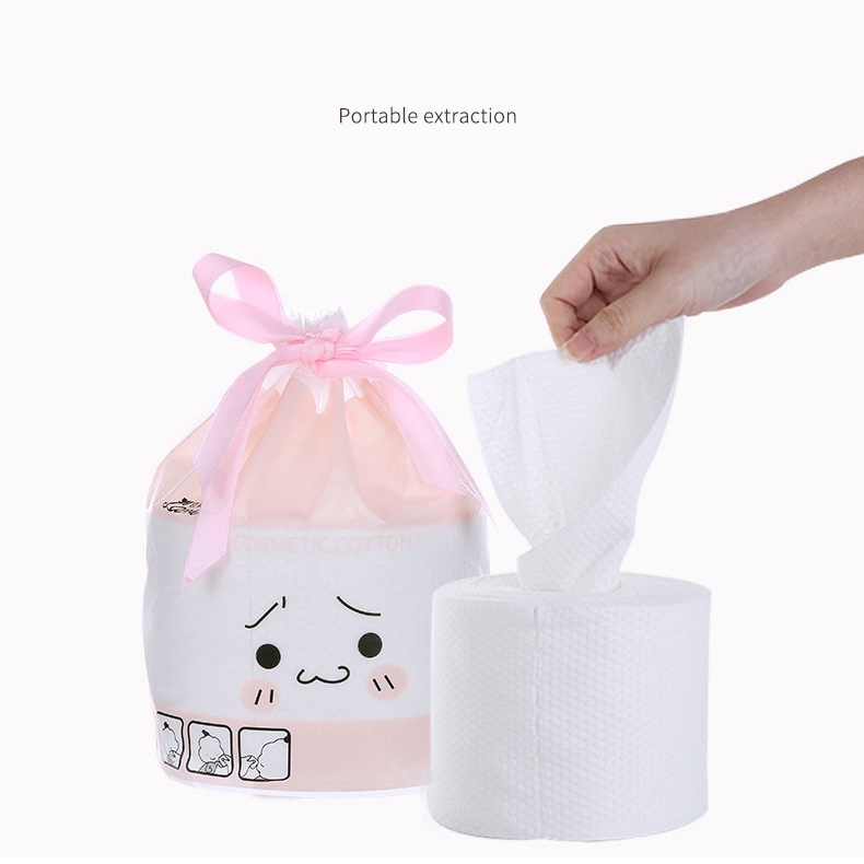 Cuộn khăn giấy lau mặt bằng vải không dệt sử dụng một lần tiện lợi | BigBuy360 - bigbuy360.vn