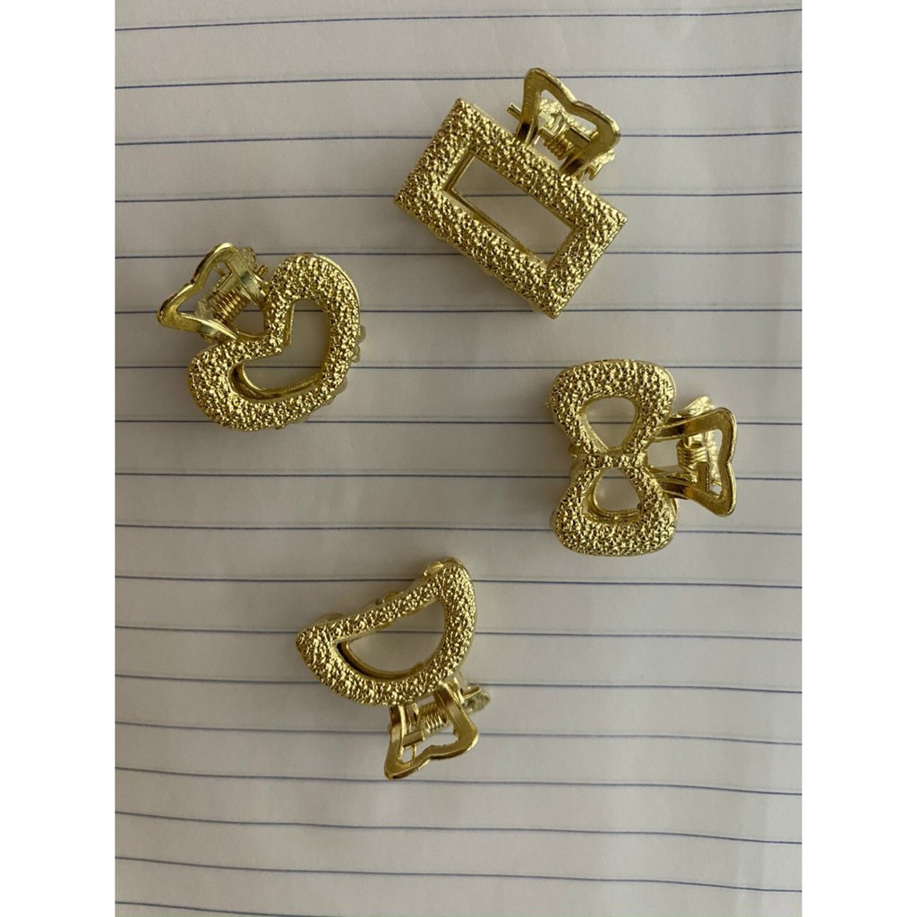 Sét  Kẹp Tóc Vàng Đính Đá Siêu Xinh