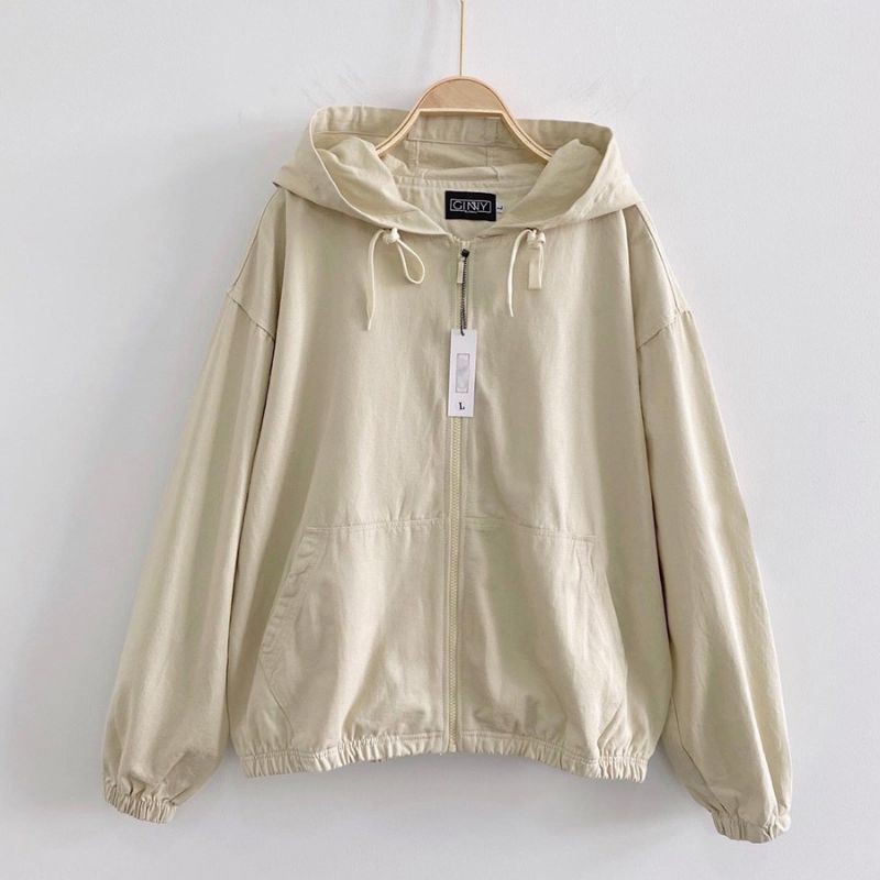 (FREESHIP) ❤ ÁO KHOÁC KAKI 1 LỚP THE BASIC KIỂU HOODIE | BigBuy360 - bigbuy360.vn