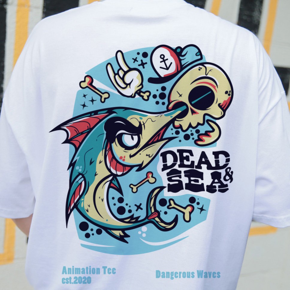 [UNISEX] Áo Thun Cotton 100% Cực Chất DEAD &amp; SEA