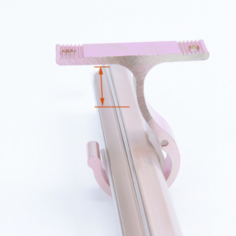 Giá Đỡ Thanh Treo Rèm Cửa Sổ Bằng Hợp Kim Nhôm Diy