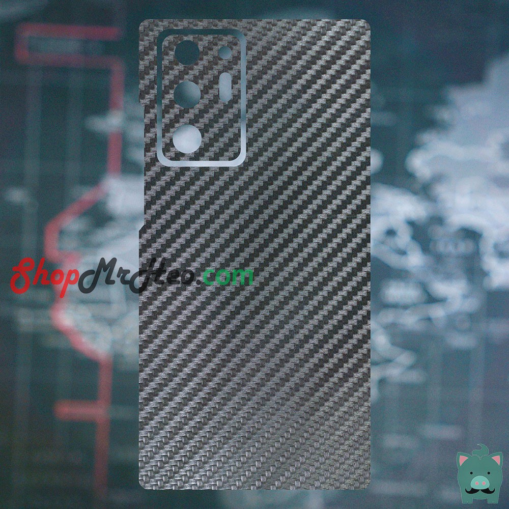 Skin Dán Mặt Sau Lưng Vân Nhôm Samsung Galaxy Note 20 - Note 20 Ultra