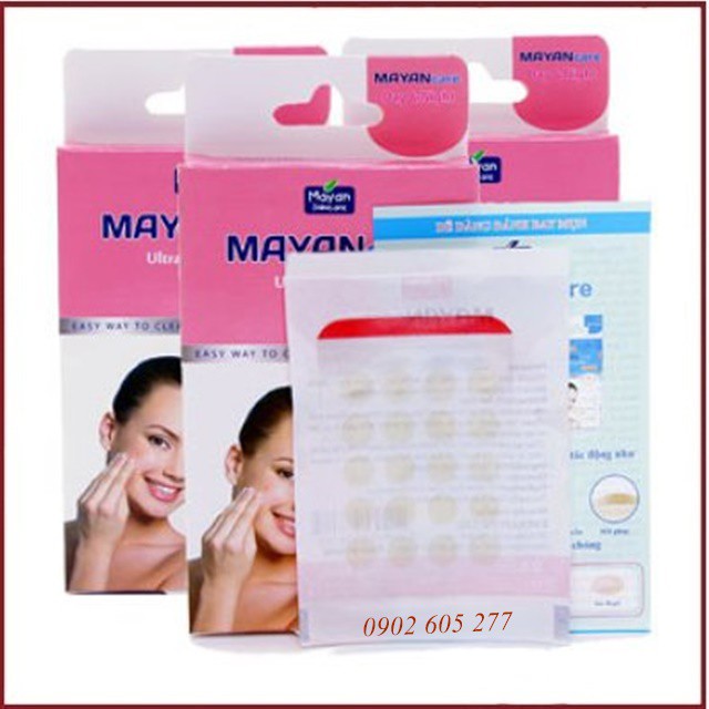 [Hàng chính hãng] Miếng Dán Mụn Mayan Ultra Thin Spot