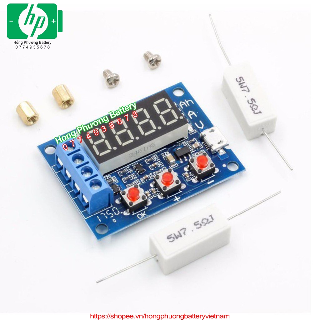 Mạch Test dung lượng pin 18650 loại tốt