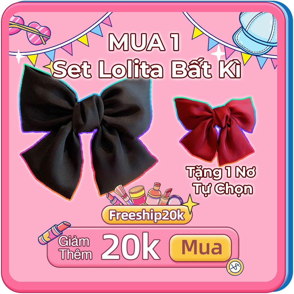 Kẹp Nơ Tặng Kèm Cho Tất Cả Những Mẫu Lolita của OKH