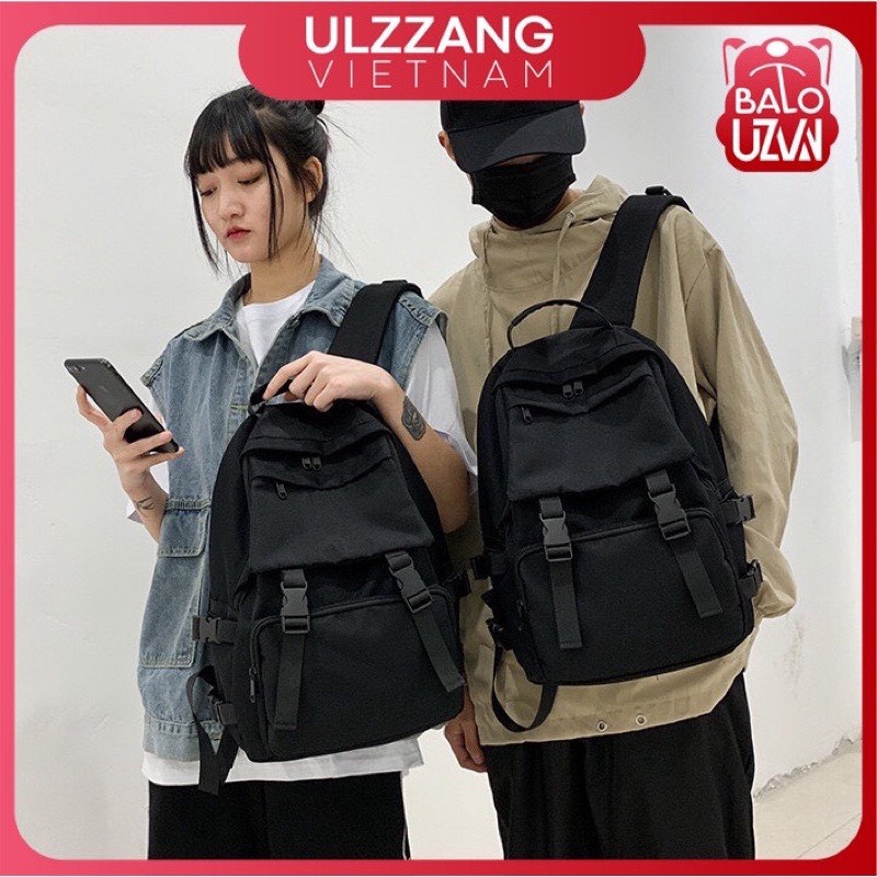 Balo nam nữ đi học Ulzzang basic chống nước, cặp sách laptop phong cách Unisex Hàn Quốc dành cho học sinh, sinh viên.