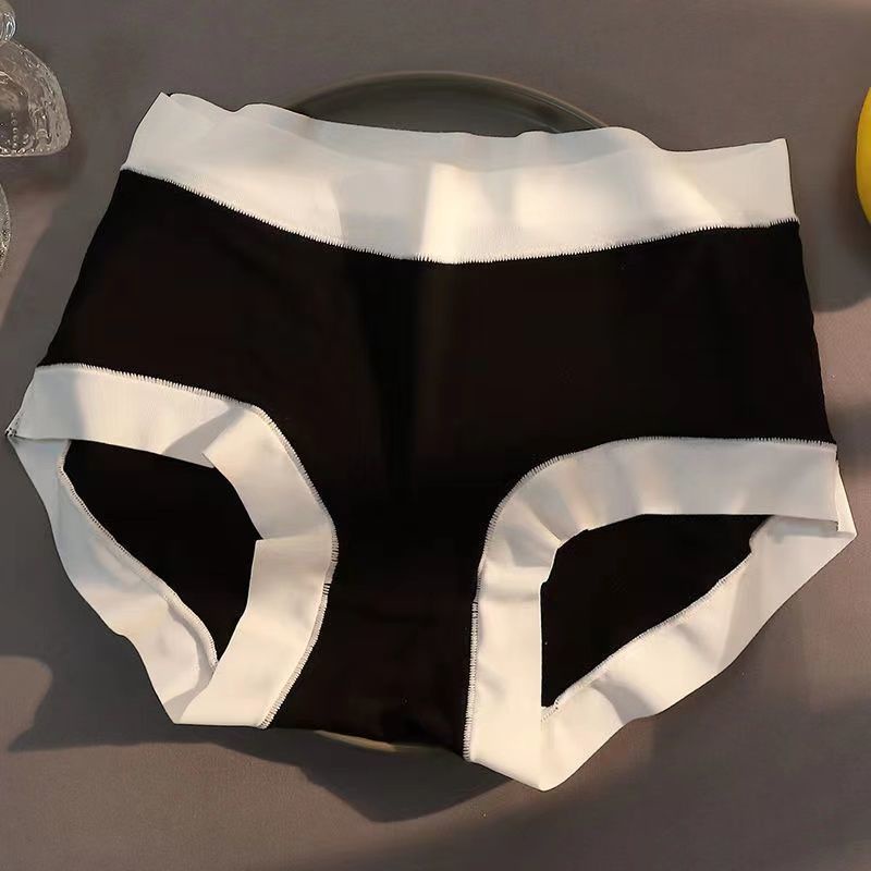 Quần Lót Cotton Đáy Trung Bình Thân Thiện Với Làn Da Kháng Khuẩn Không Đường May Cho Nữ