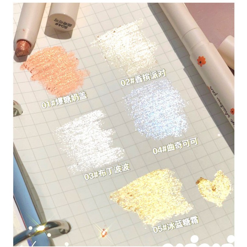 [Hàng mới về] Thỏi phấn mắt bắt sáng màu ánh ngọc trai lấp lánh thời thượng | BigBuy360 - bigbuy360.vn