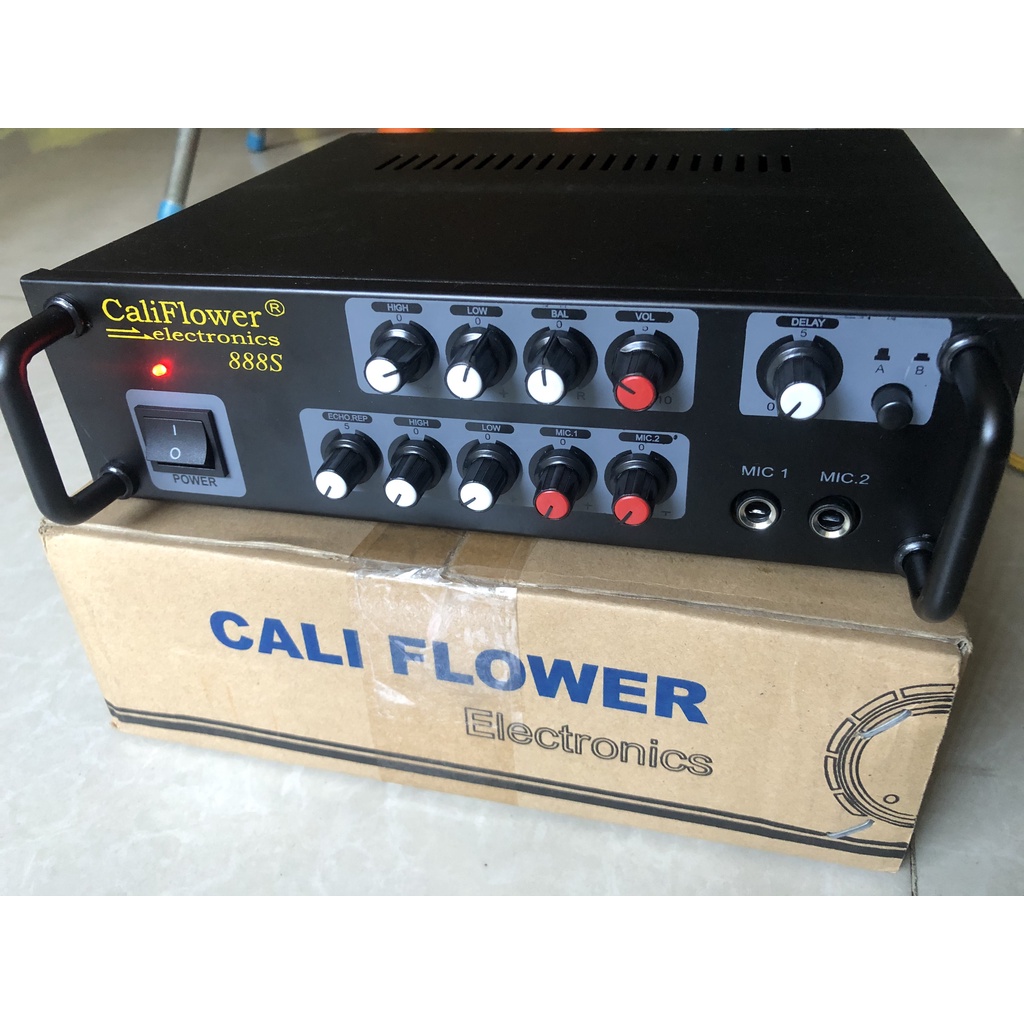 Amply Karaoke mini AC / DC 12V CALIFLOWER 888S