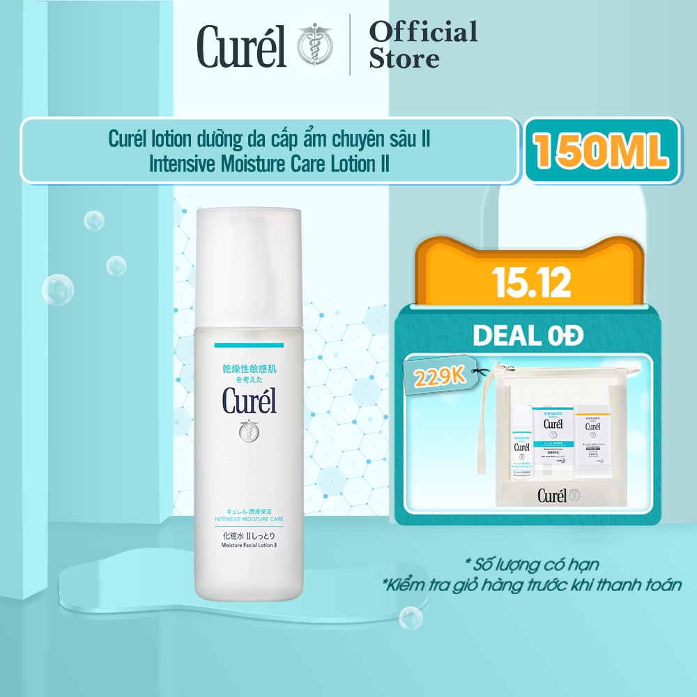 [Freeship] Lotion Dưỡng Da Cấp Ẩm Chuyên Sâu II Curel Intensive Moisture Care Lotion II 150ml