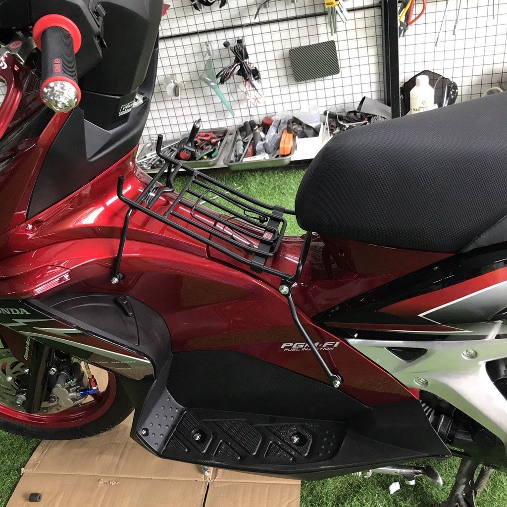 Baga Air Blade, AB 2008-2010 Gắn Giữa Có Móc 10li Chất Liệu Inox Chắc Chắn Bền Bỉ