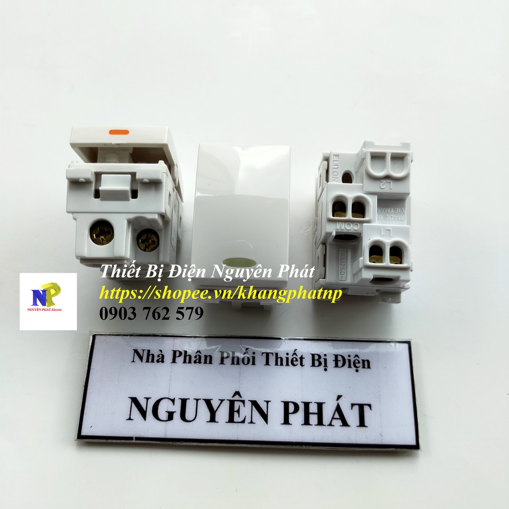 [ELITON] Hạt Ổ Cắm Công Tắc 1 Chiều & Công Tắc Cầu Thang X6 - Hàng Cao Cấp