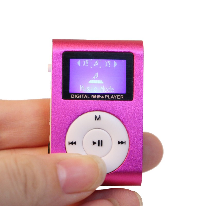 Máy Nghe Nhạc Mp3 Mx-801 Có Kẹp Kim Loại Hỗ Trợ Thẻ Nhớ Micro Sd Tf