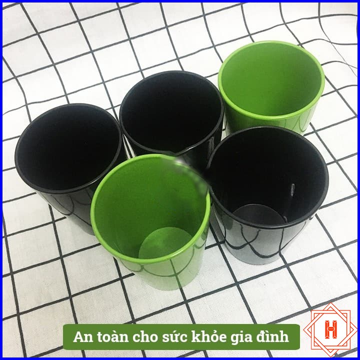 Cốc nhựa phíp Song Long 3 size cho nhà hàng, quán ăn, gia đình { H }