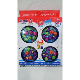 [HPTOYS] Câu cá 4 hồ loại bé chạy pin