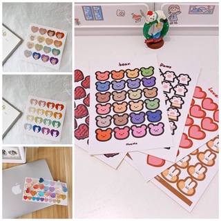 Sticker trang trí toploader - hình dán giấy trang trí hoạ tiết dễ thương