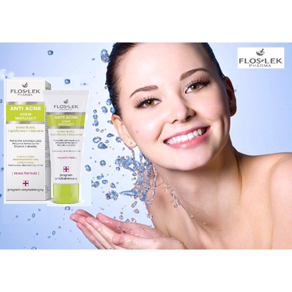 Floslek Pharma Kem Kiểm Soát Dầu Và Điều Tiết Nhờn Mattifying Cream 50ml