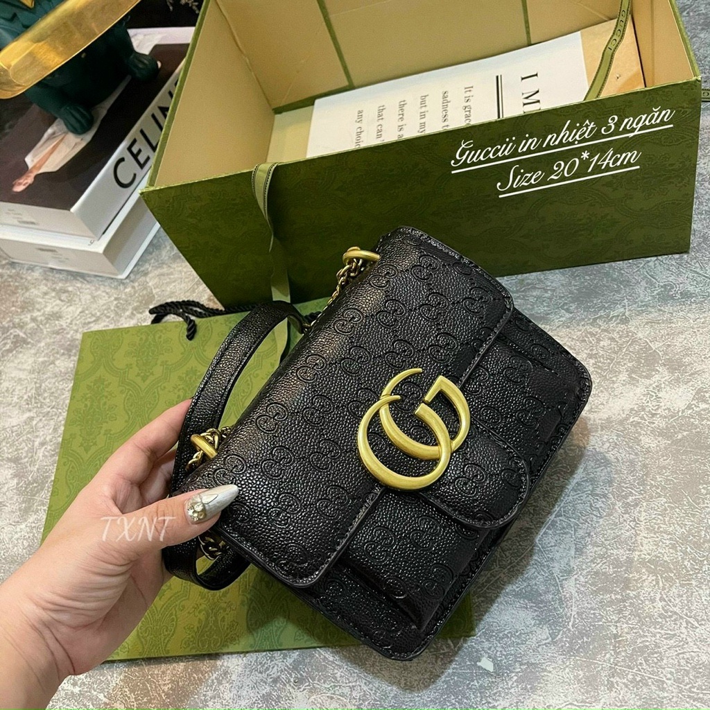 Túi GC màu đen   hàng Quảng Châu siêu đẹp