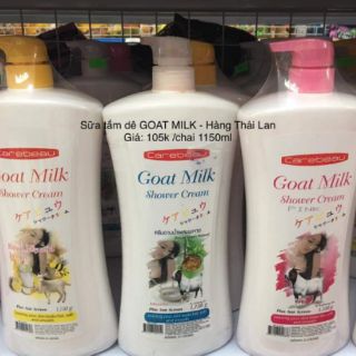 Sửa tắm goat milk thái lan