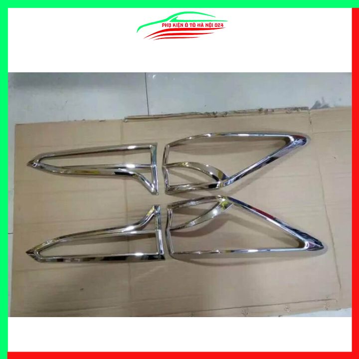 Ốp viền đèn pha hậu mạ crom Fortuner 2017-2022 chống trầy trang trí bảo vệ xe