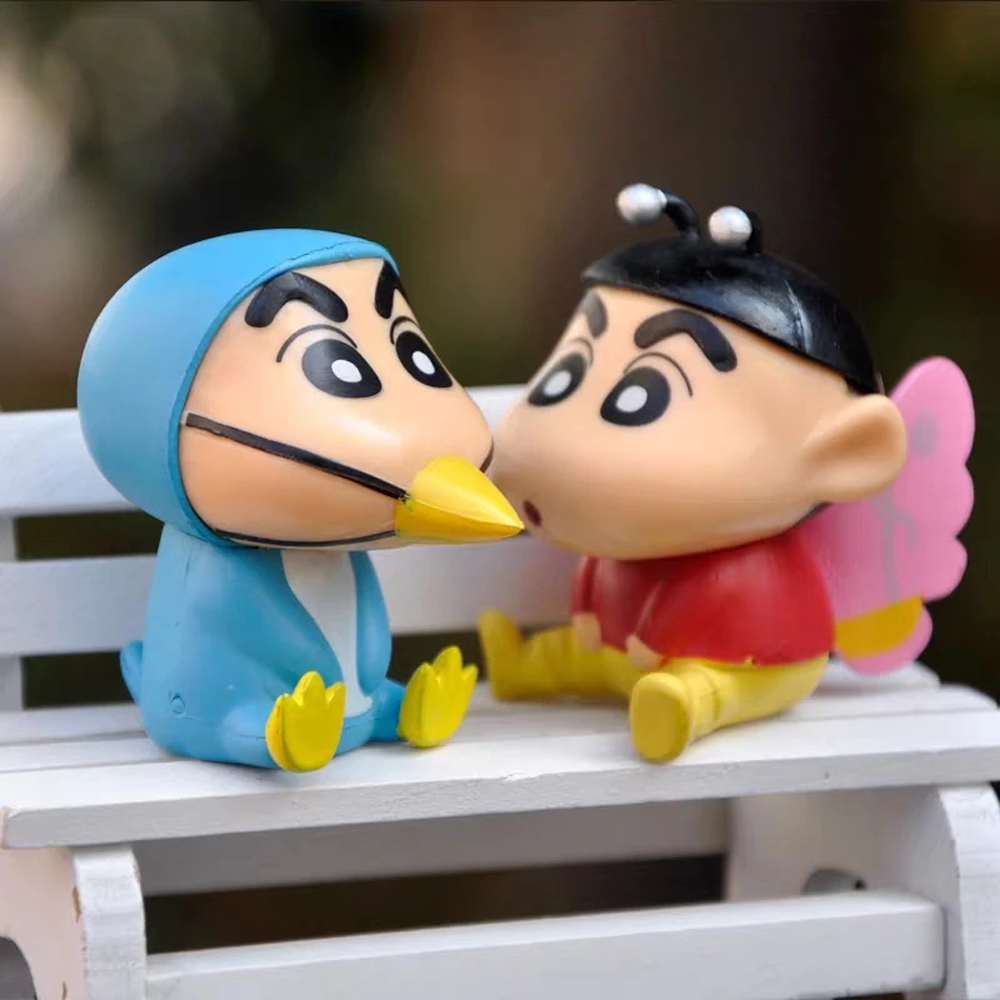 SHINCHAN Set 6 Mô Hình Nhân Vật Trong Shin-Chan Dễ Thương