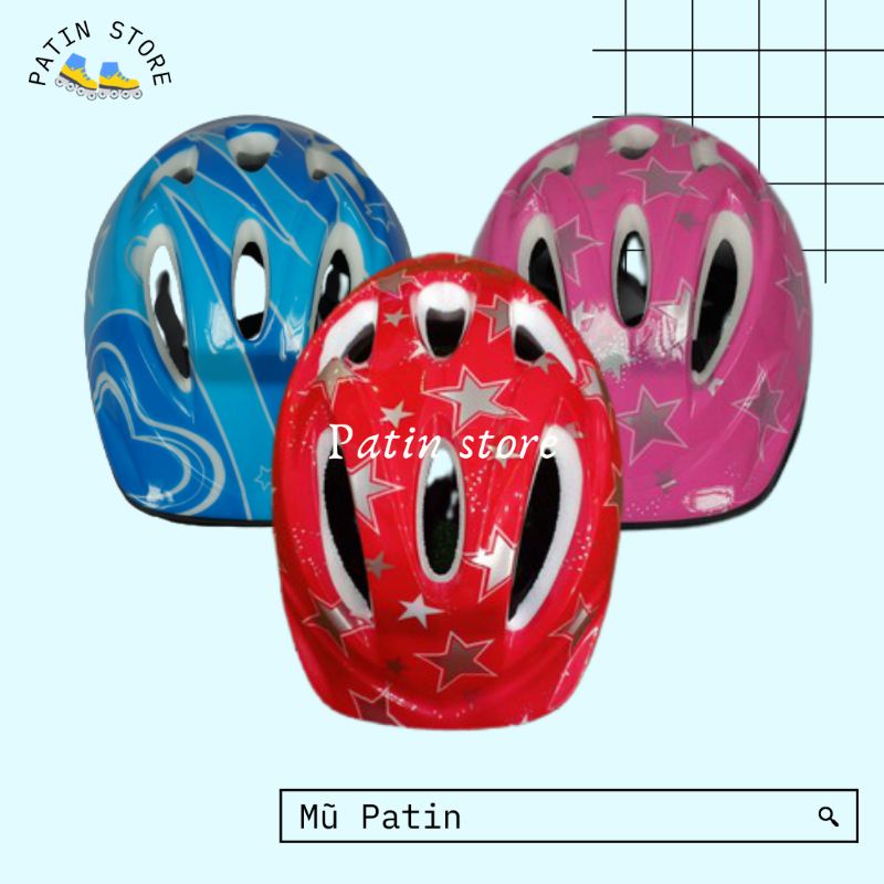Mũ patin, đi xe đạp, trượt ván, scoter cho bé