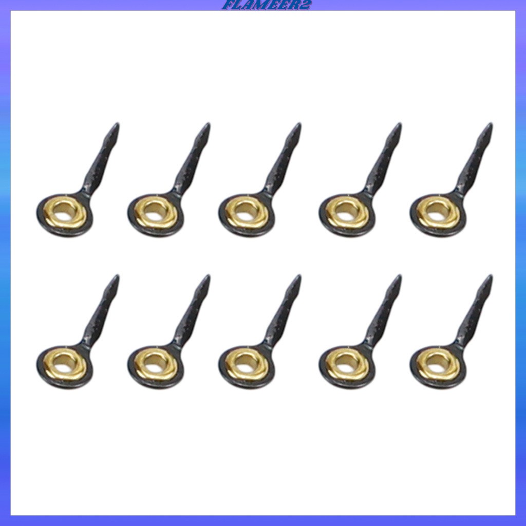 10x Stainless Steel Fishing Rod Guides Fishing Rod Tip Repair Kit