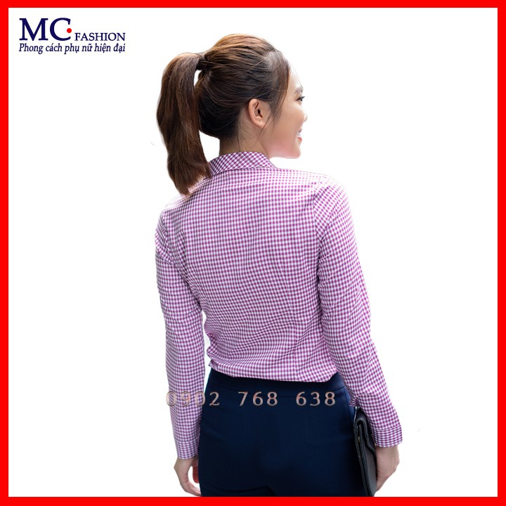 Sơ mi nữ công sở dài tay mc fashion a656