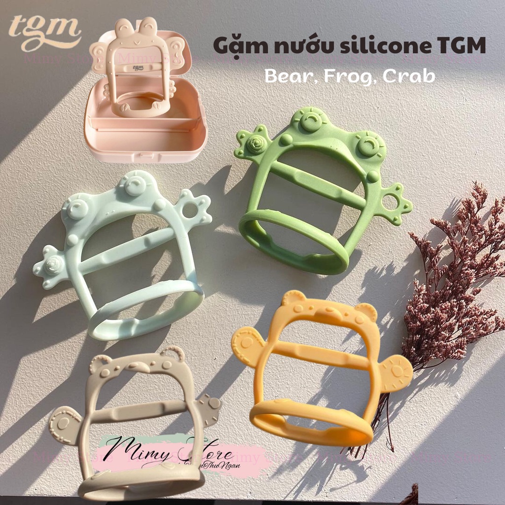 Gặm Nướu Cầm Tay Silicone Cao Cấp TGM Hàn Quốc Kèm Hộp Đựng