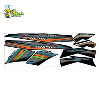 Ten rời xe wave blade 110 dán xe đen