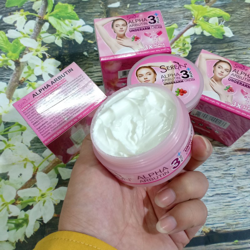 DƯỠNG VÙNG NÁCH SEREIN ALPHA ARBUTIN UNDERARM CREAM THÁI LAN 40G CHÍNH HÃNG - 9035