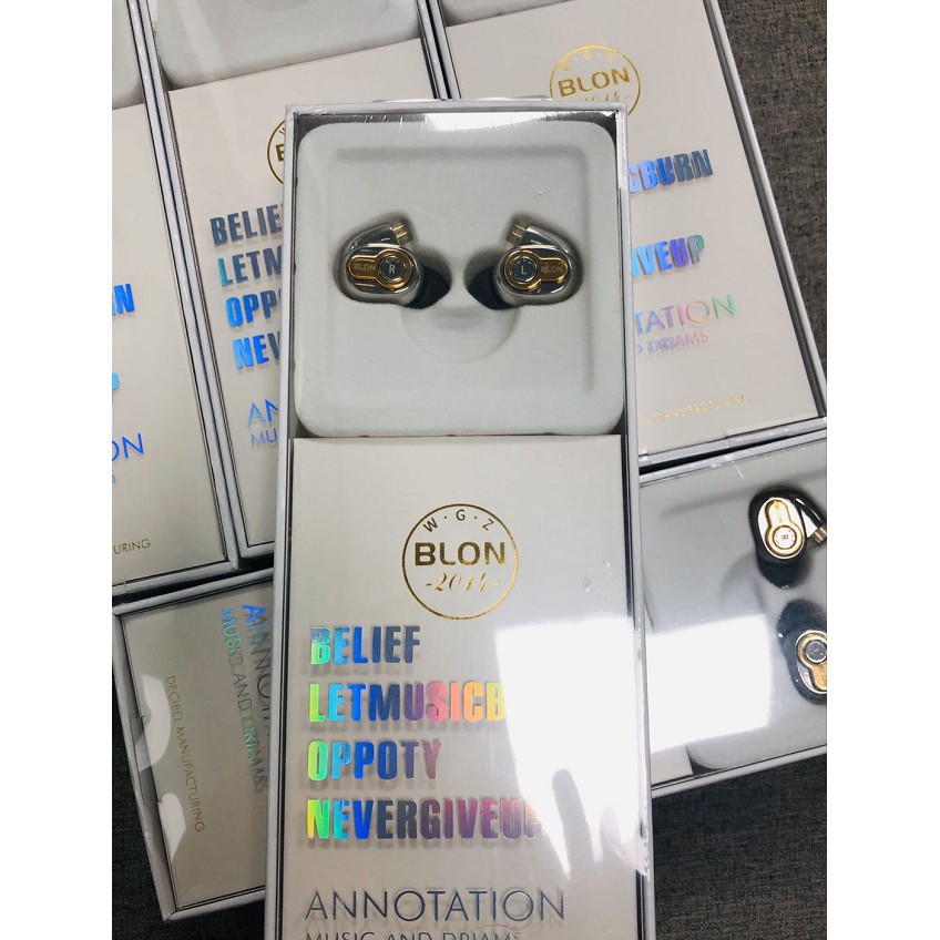 Tai Nghe Thể Thao 2020 New Bln BL-05 2nd Generation Nanotube diaphragm HIFI DJ Có Dây Cáp Tháo Rời Được