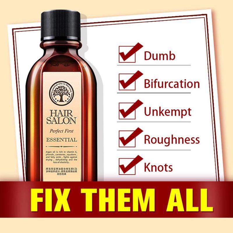 Dầu nóng 60ml dưỡng ẩm và phục hồi tóc khô tiện dụng