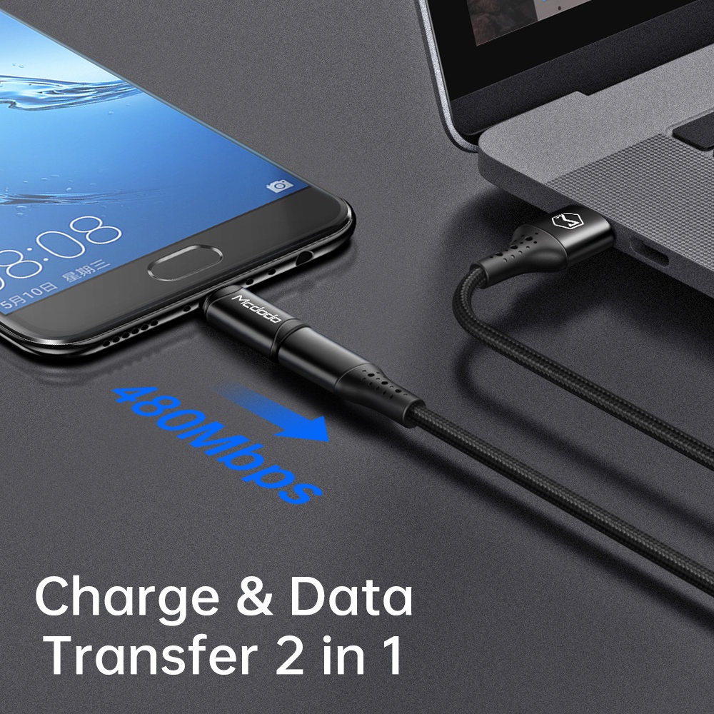 Đầu Chuyển Đổi Mcdodo Type C Sang 3A Micro USB Tương Thích Với Cáp Sạc táo Android OT