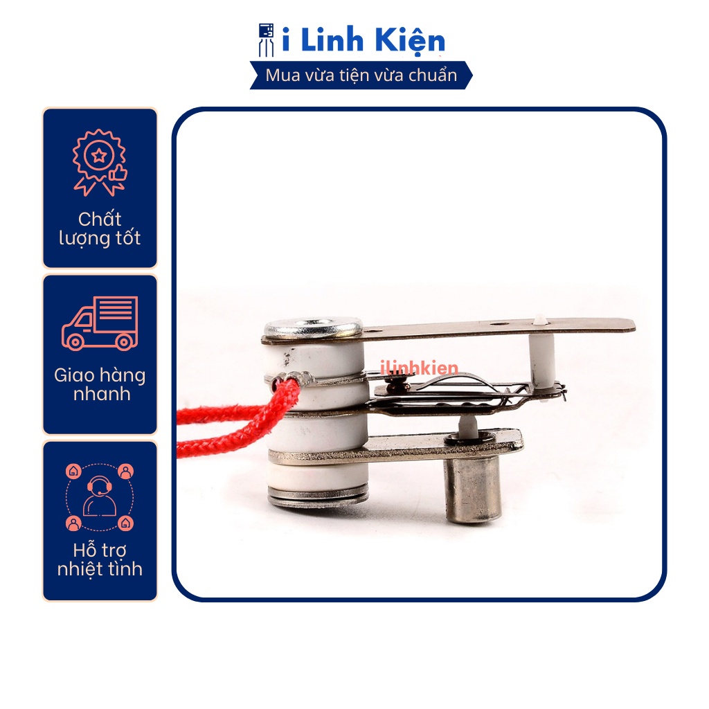 Rơ le nhiệt , relay lưỡng kim liền dây dùng cho nồi áp suất , nồi cơm điện